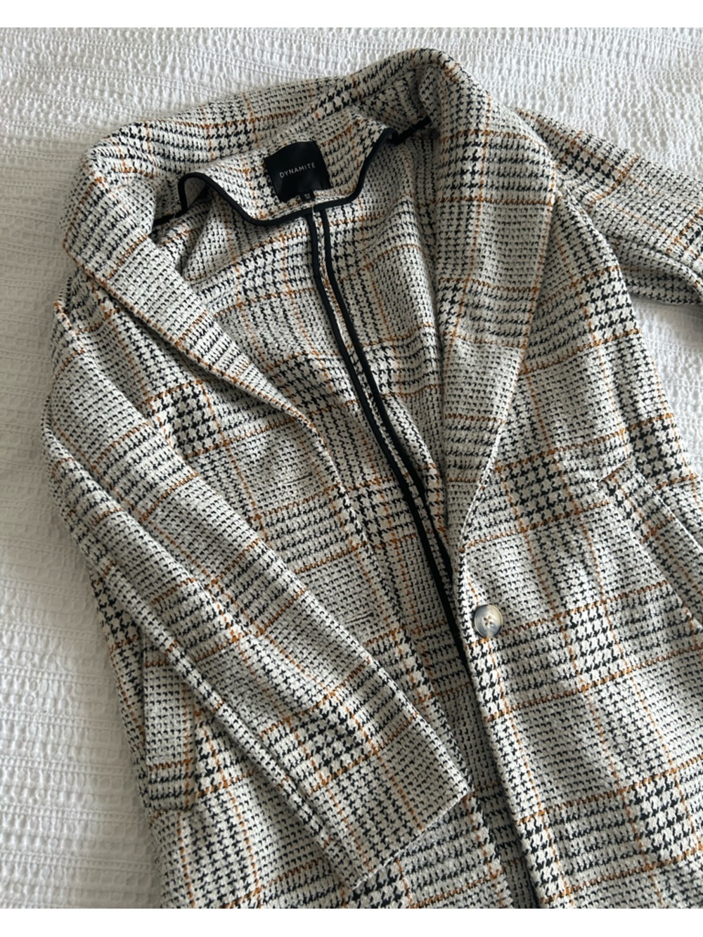 Dynamite Women's Plaid Coat